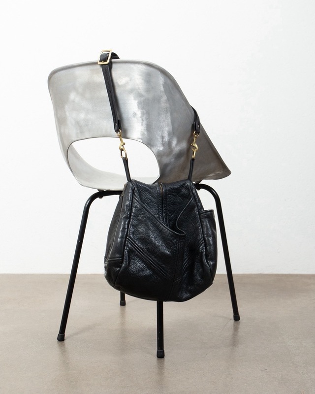leather shoulder bag / Made In USA