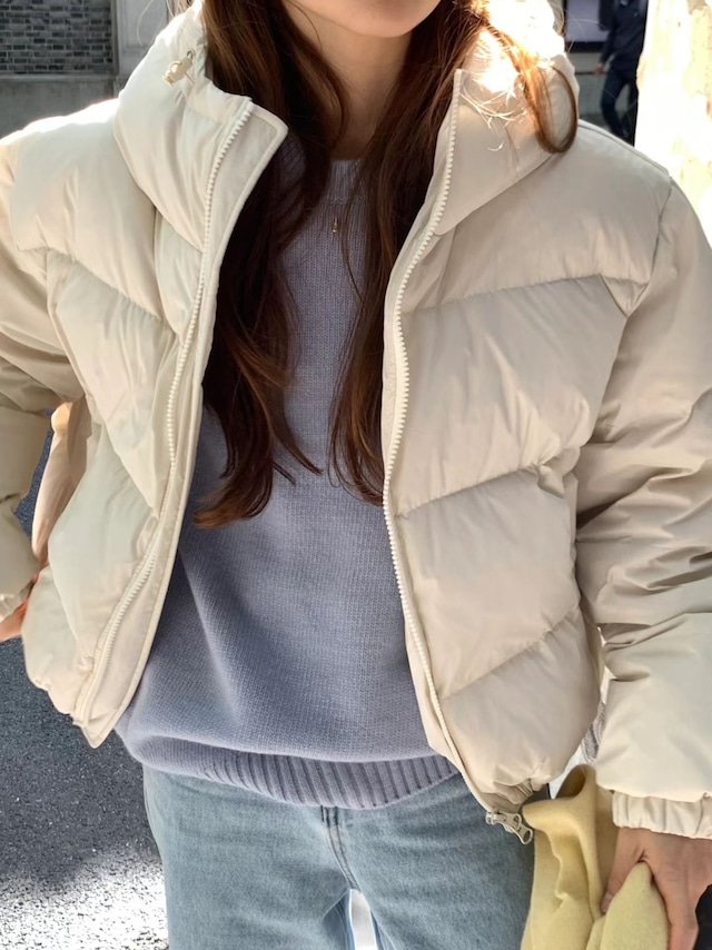 (予約) ounce / Jane wool round knit 4color