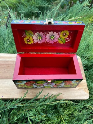 ペトリキフカ・ジュエリーボックス16 cm（Khomenko）