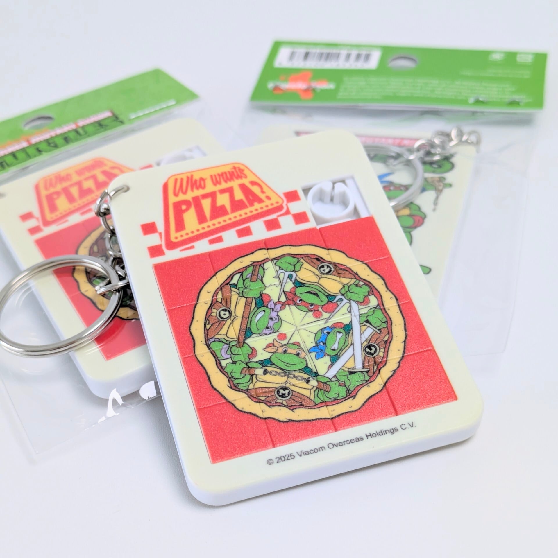 【 Teenage Mutant Ninja Turtles ( ティーンエイジ ミュータント ニンジャ タートルズ ) 】AMERICAN CHARACTER PUZZLE KEYRING ( パズルキーリング ) / キーホルダー〚アメリカン雑貨 アメトイ〛
