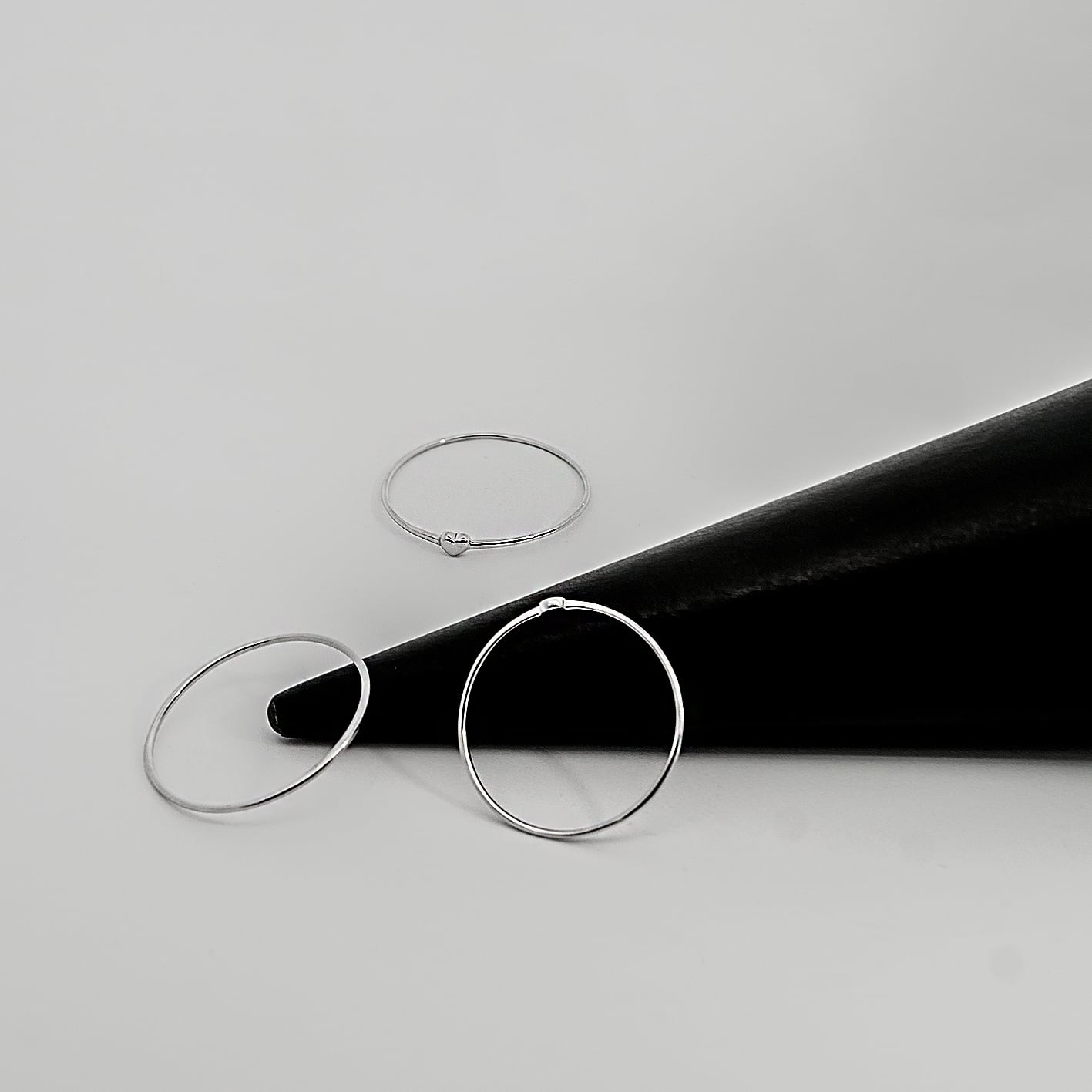 【セットリング / スキニーリング】K10 ゴールドリング ファッションリング シンプルな細いリング