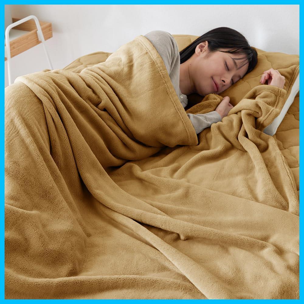 AI自動温度調整 電気毛布 膝掛け 肩掛け 表面ラビットファー調＋裏面フランネル 電気毛布 膝掛け 肩掛け AI自動温度調整 表面ラビットファー調＋裏面
