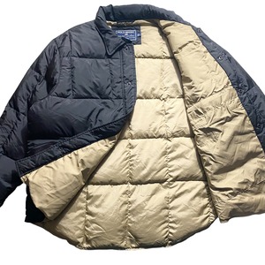 vintage POLO SPORT black down shirt jacket
