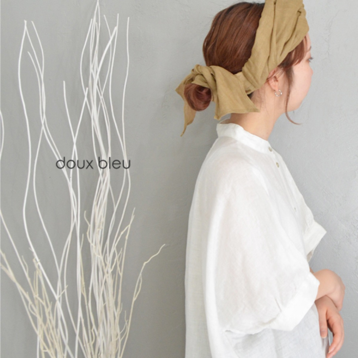 doux bleu (ドゥーブルー)カディリネンターバン 221-012A | Bamboo Leaf