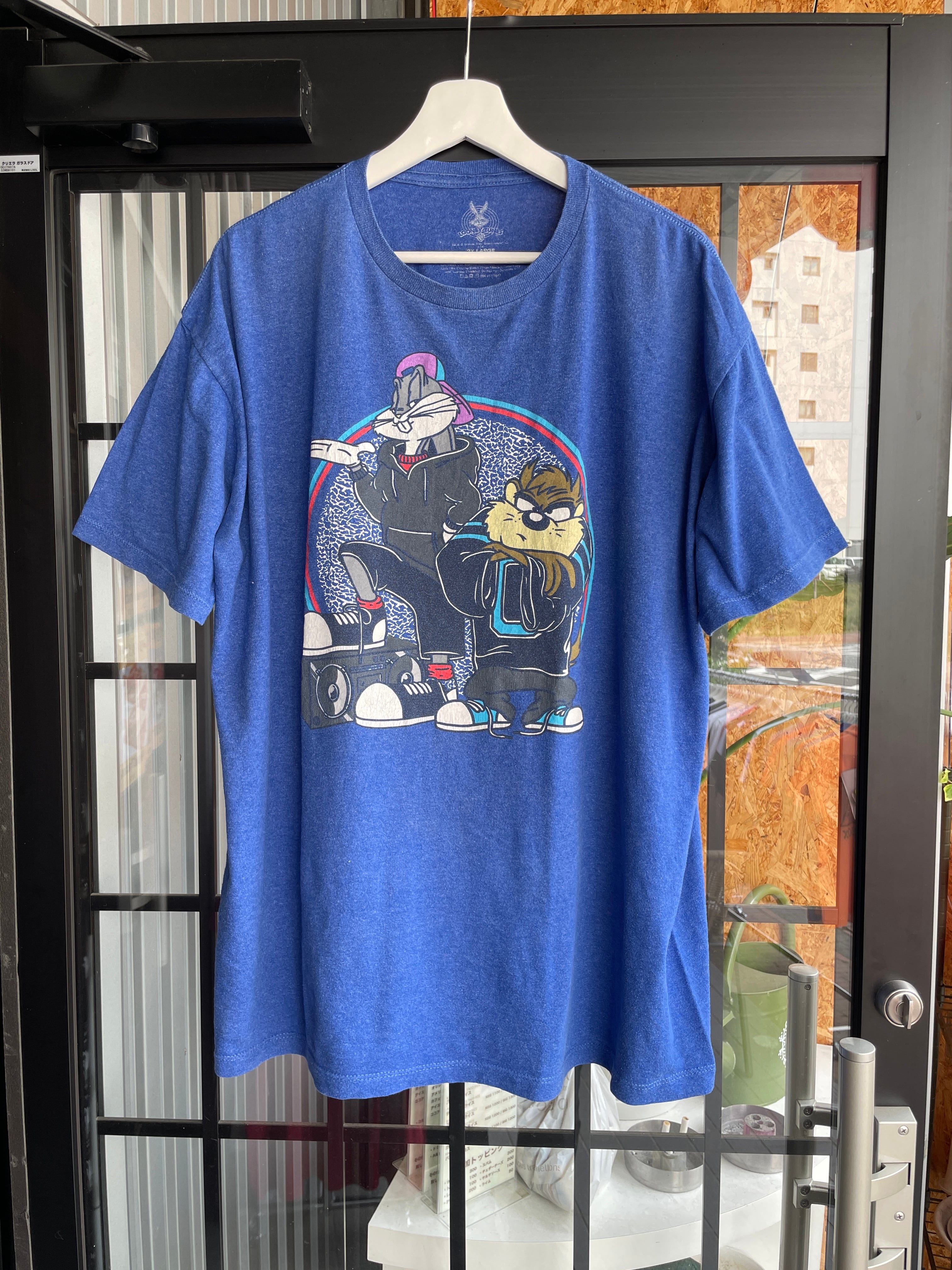 NFL×ルーニー・テューンズ USA製 コラボTシャツ XL（古着 90s USA製 