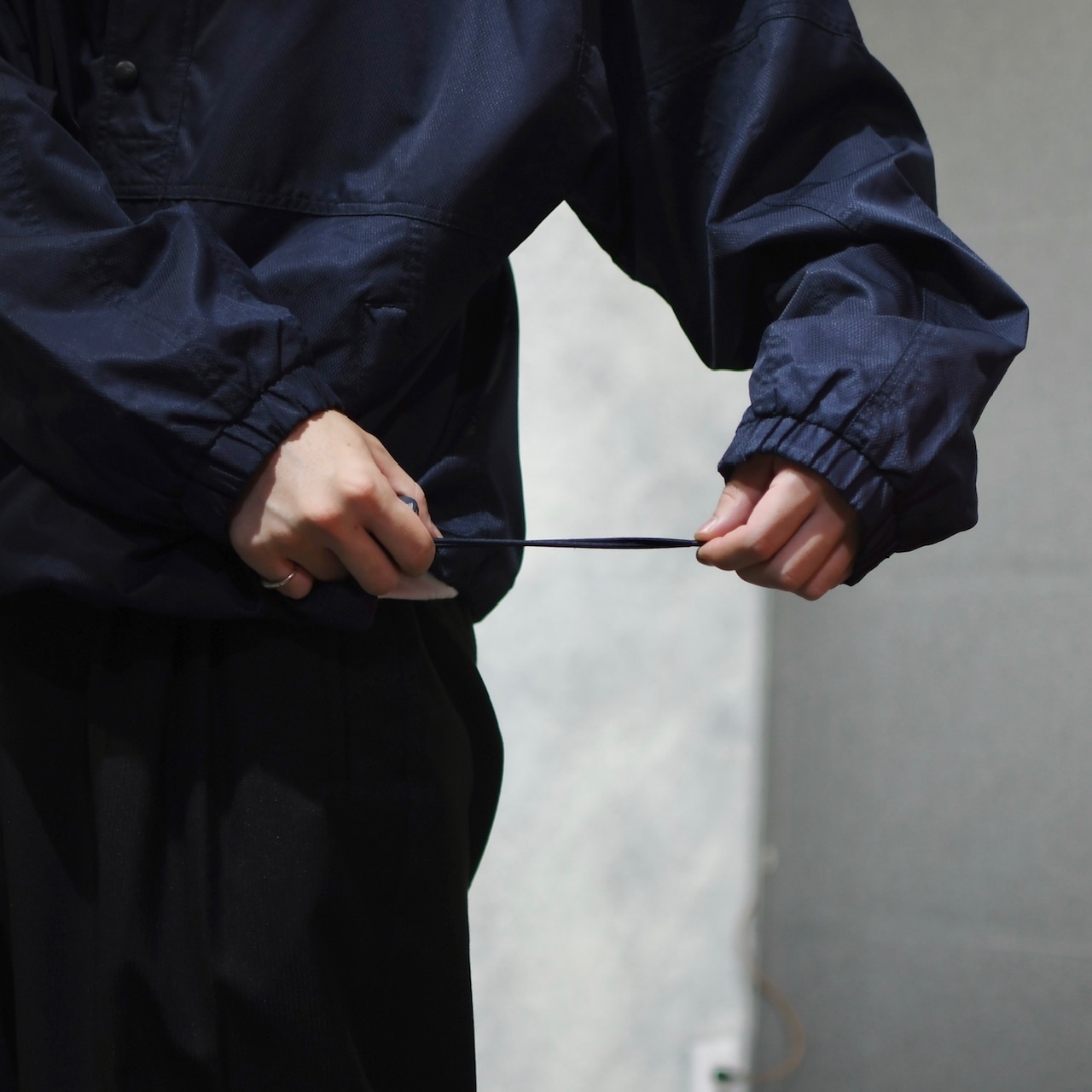 New Balance half snap design nylon pullover