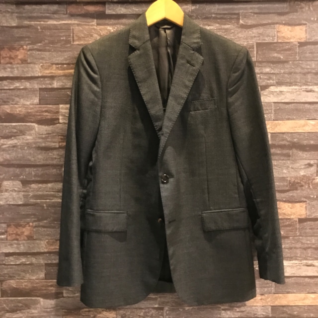 RALPH LAUREN CHECK WOOL JACKET ITALY製