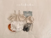 【取寄/韓国直送】26/SM リボン紐ブラウス 夏服｜ベビー服｜韓国子供服