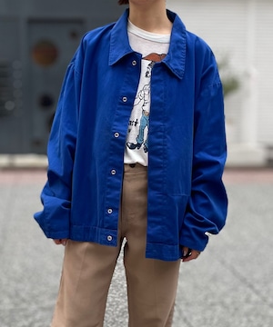 【送料無料】"S-GARD"blue work jacket　ヴィンテージ　セキュリティ　ユニフォーム