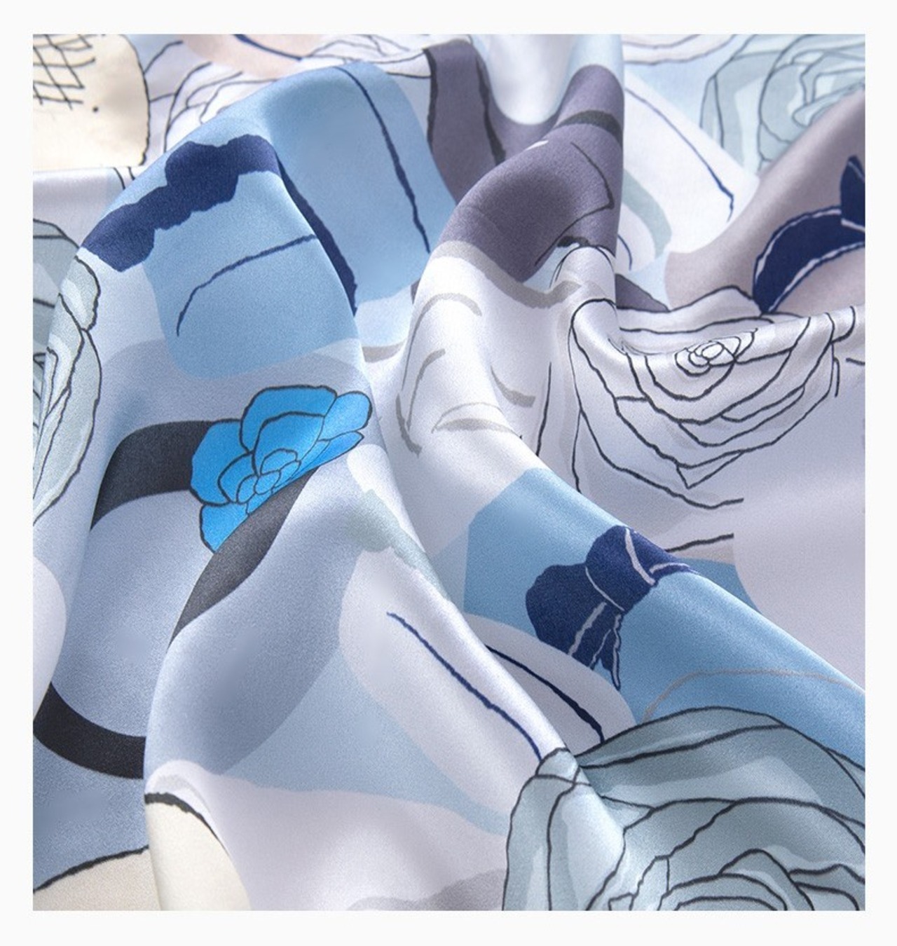 シルクスカーフ 4type W10080