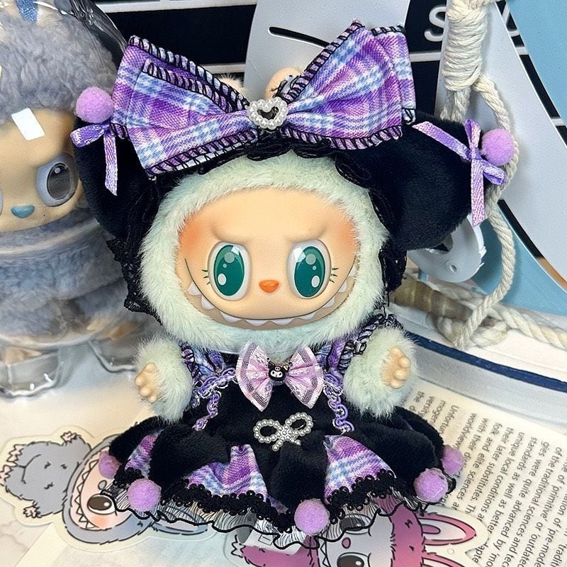 ラブブ 着せ替え クロミちゃん ぬいぐるみ用 labubu 17cm用 可愛い