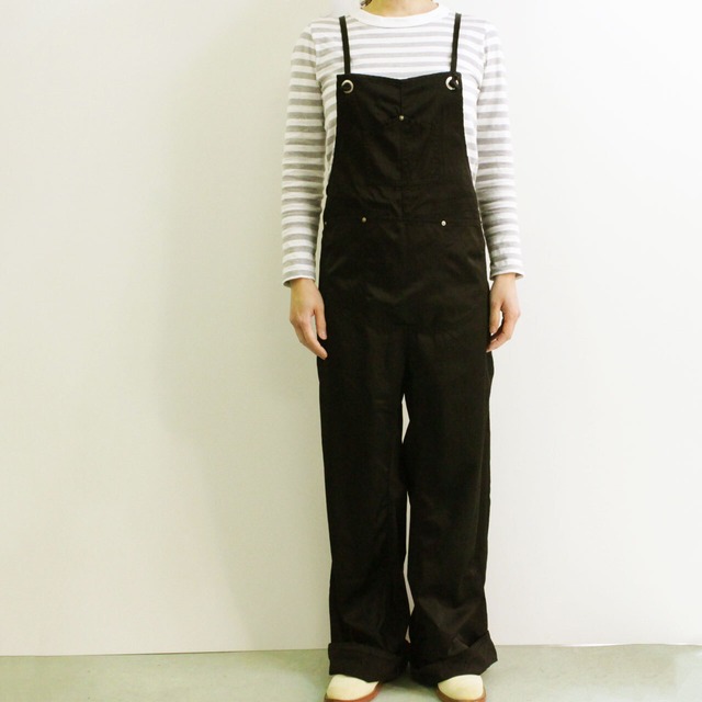 NAPRON 　ナプロン　　SALOPETTE APRON 　サロペットエプロン　NP-PT21 -BLACK-