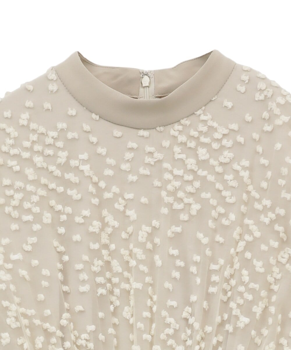 CLANE】SNOW DOT JACQUARD ONEPIECE 15112-5112 CLANE】SNOW DOT JACQUARD ONEPIECE 15112-5112