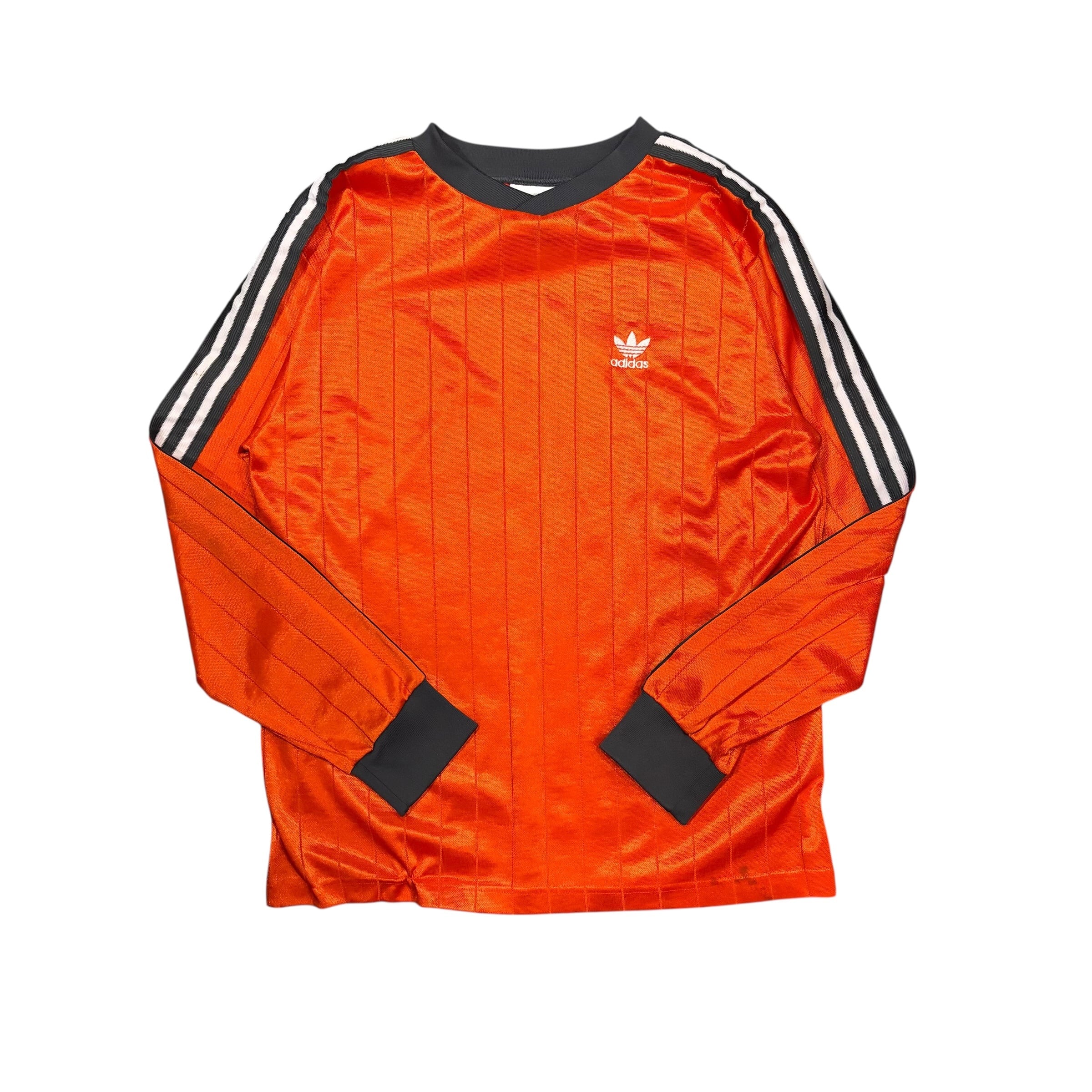 【古着】90's adidas long sleeve T-shirt (orange)