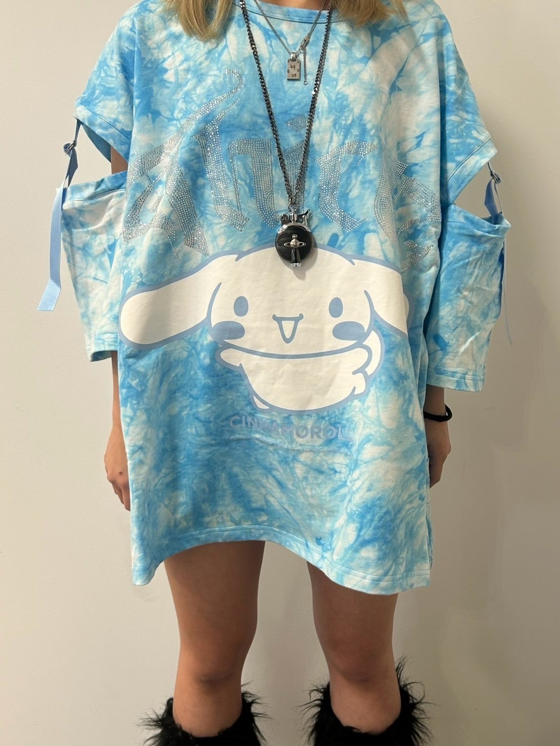 シナモン×THICC オーバーサイズTシャツ サンリオ シナモン | 韓国系