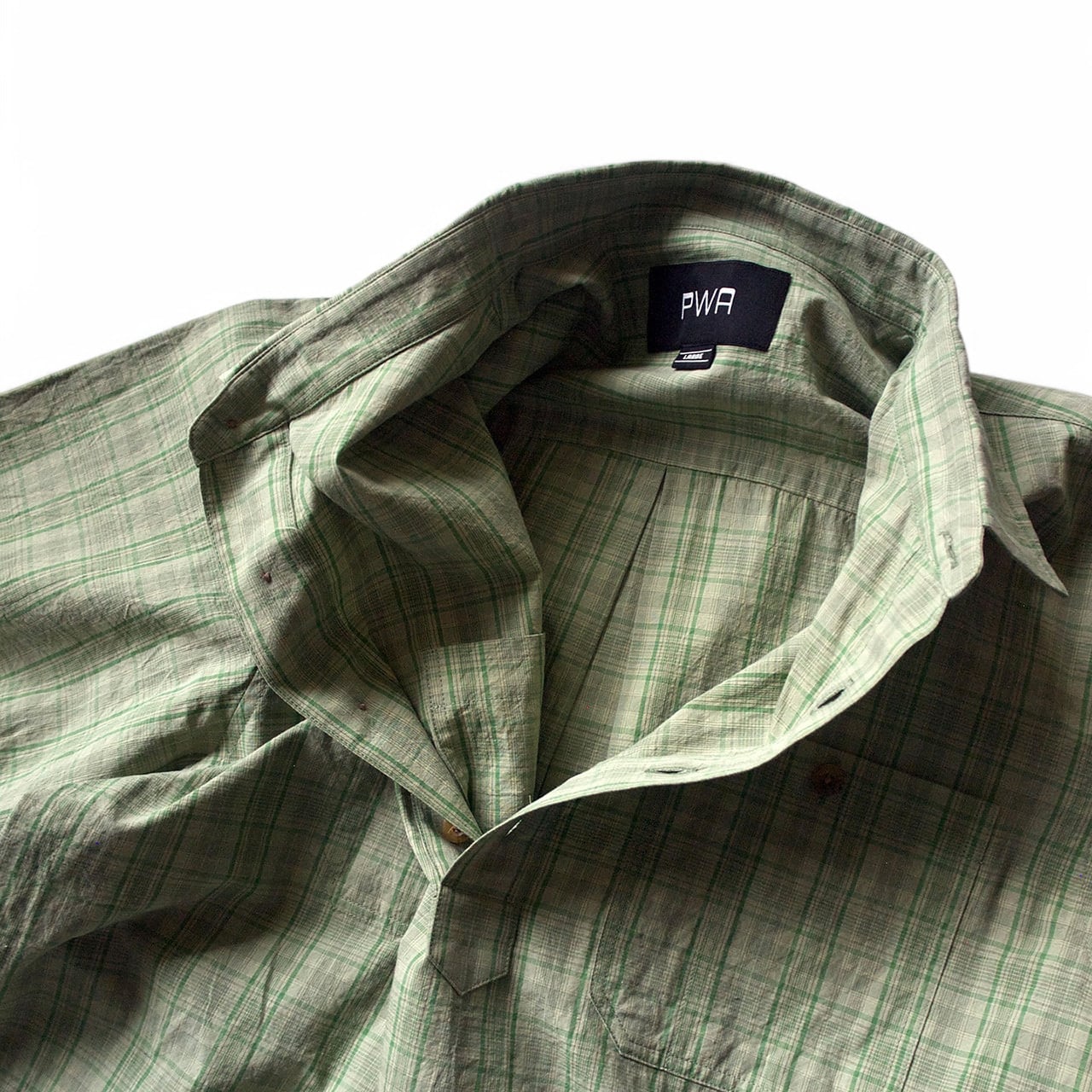 PWA, LINEN MIX P/O SHIRT | not wonder store