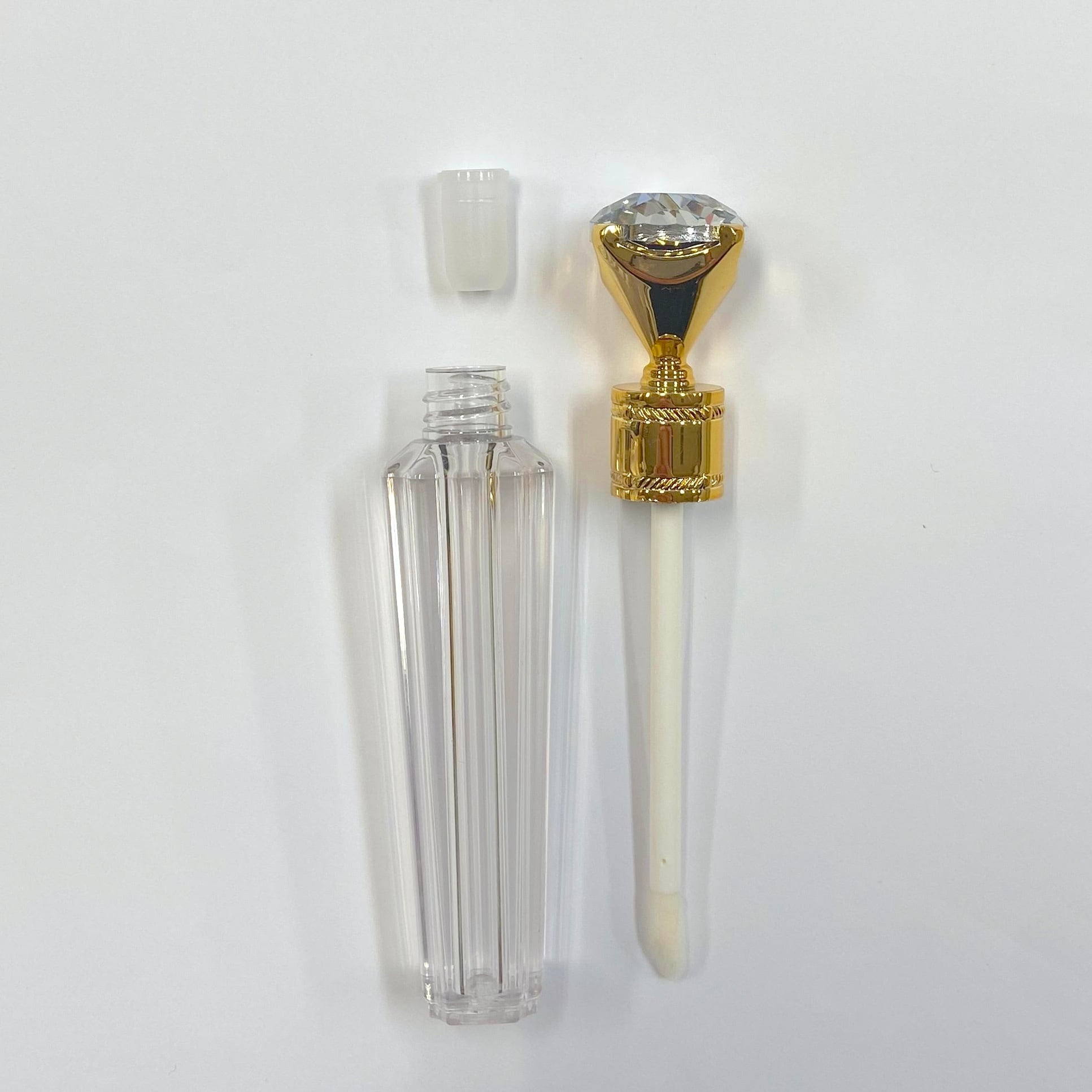 ダイヤカット リップグロス 詰替容器】3ml プラスチック クリア