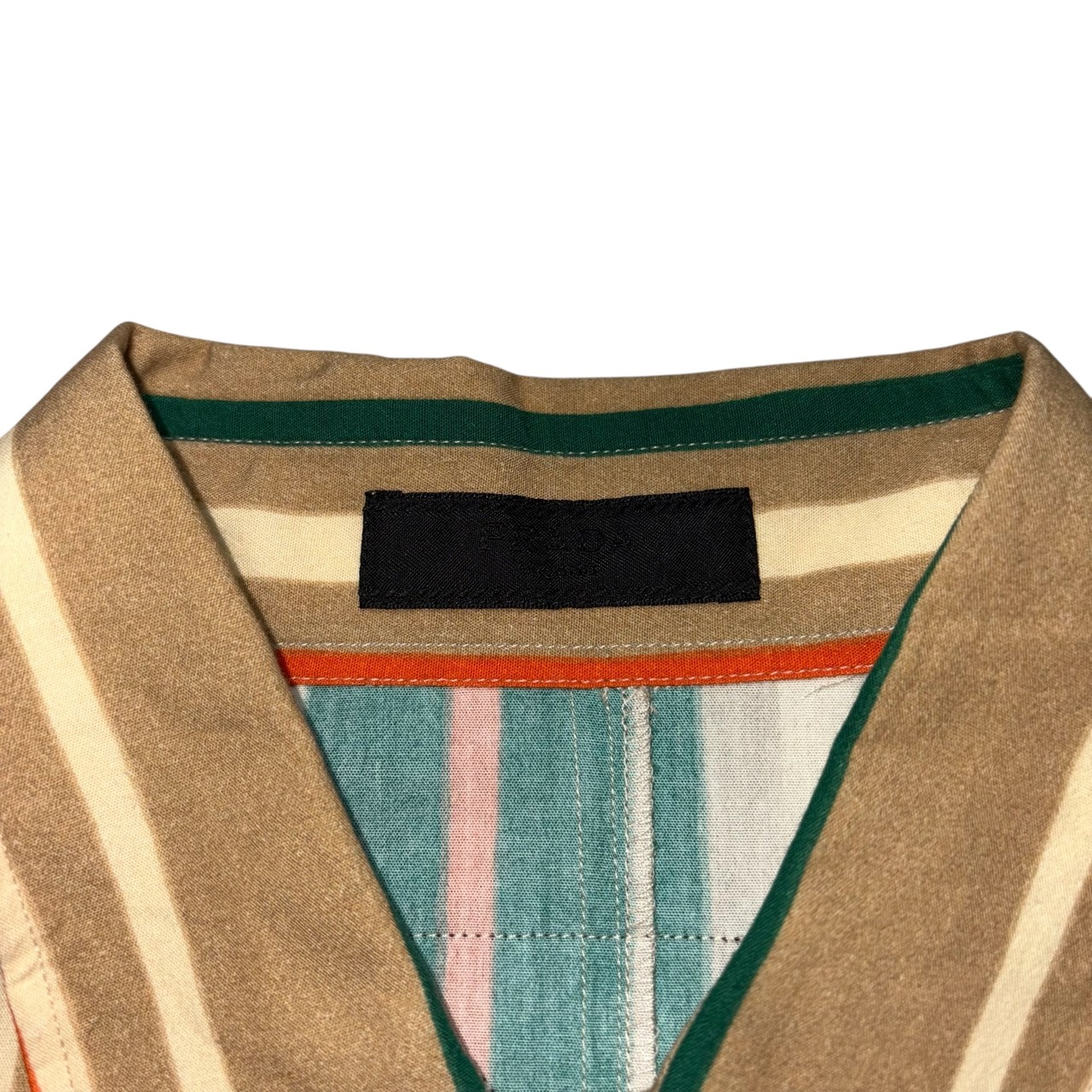 2022ss PRADA cotton stripe all-in-one