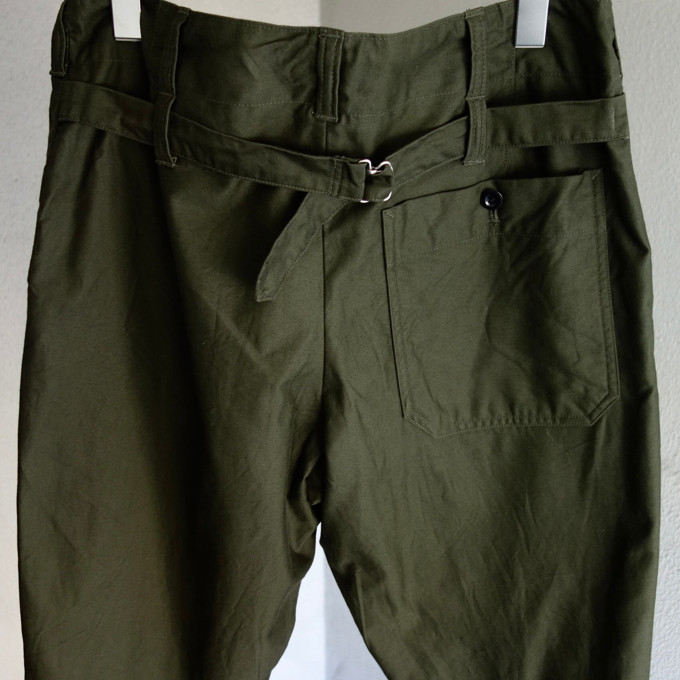 victorians farmer moleskin pants / armygreen