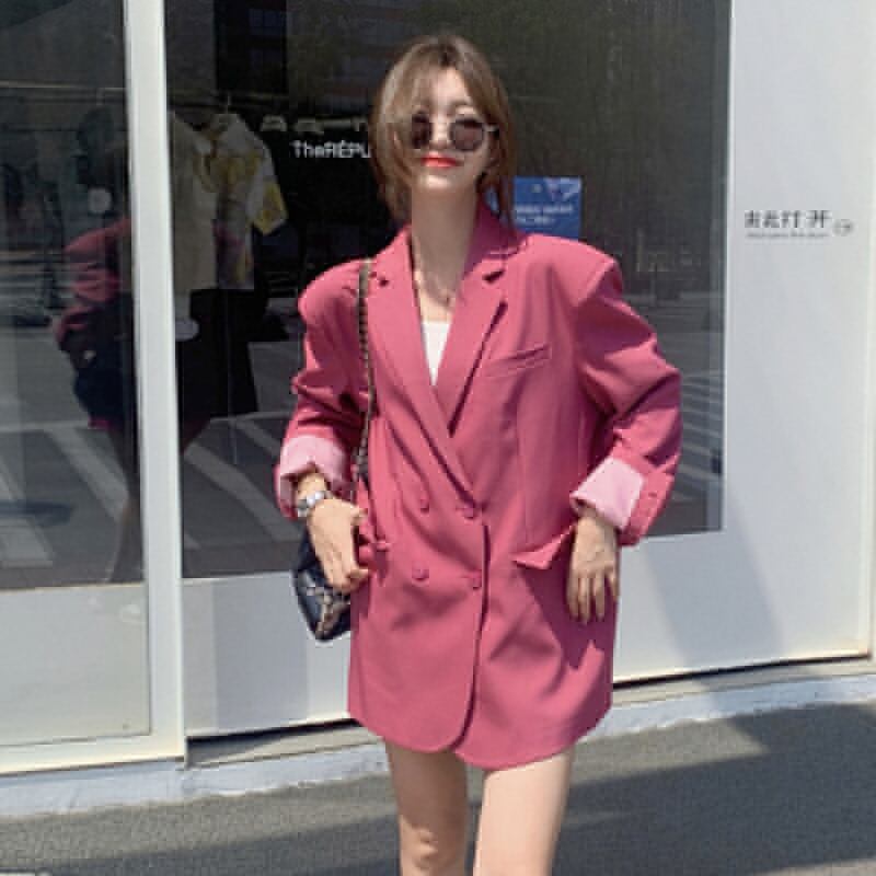 ジャケット スプリングオータムスタイルルーズ ストリート 春物 秋物 試着室83571459265