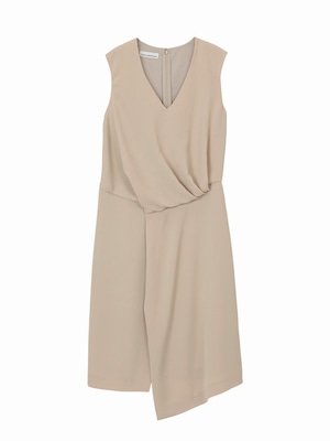 Drape dress  / beige / S16DR05