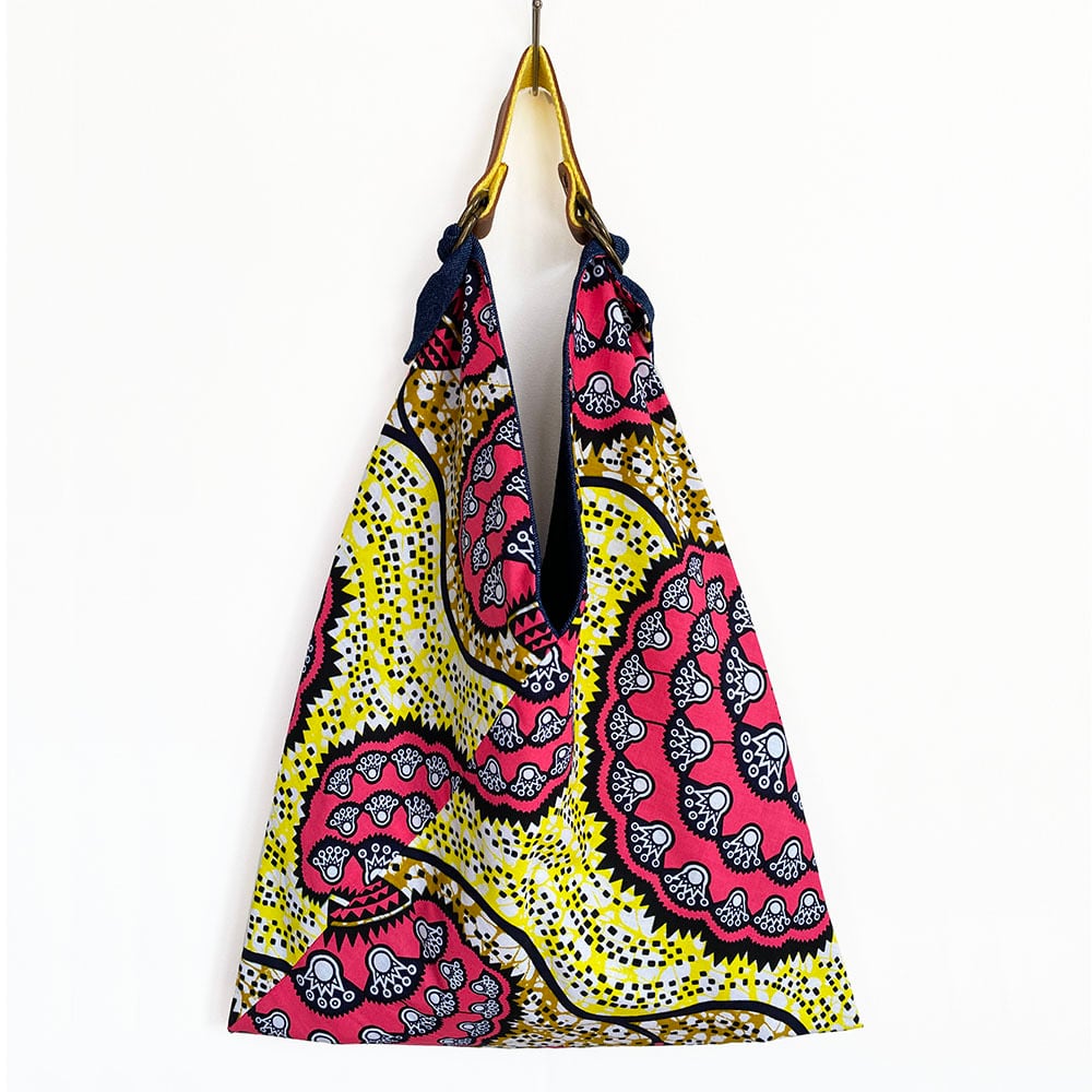 アフリカ生地 あずまバック 2way使用 アフリカン アズマバッグ あずま
