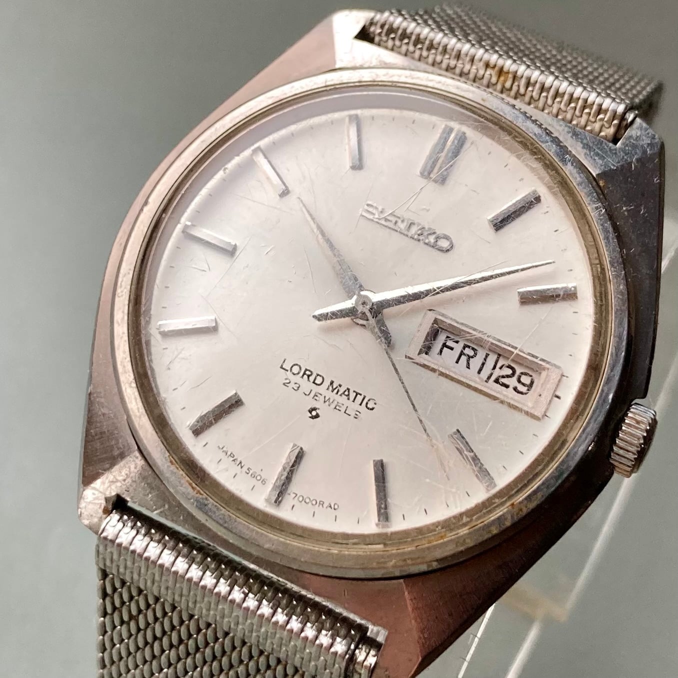 動作品】セイコー SEIKO ロードマチック 腕時計 自動巻き 男性 