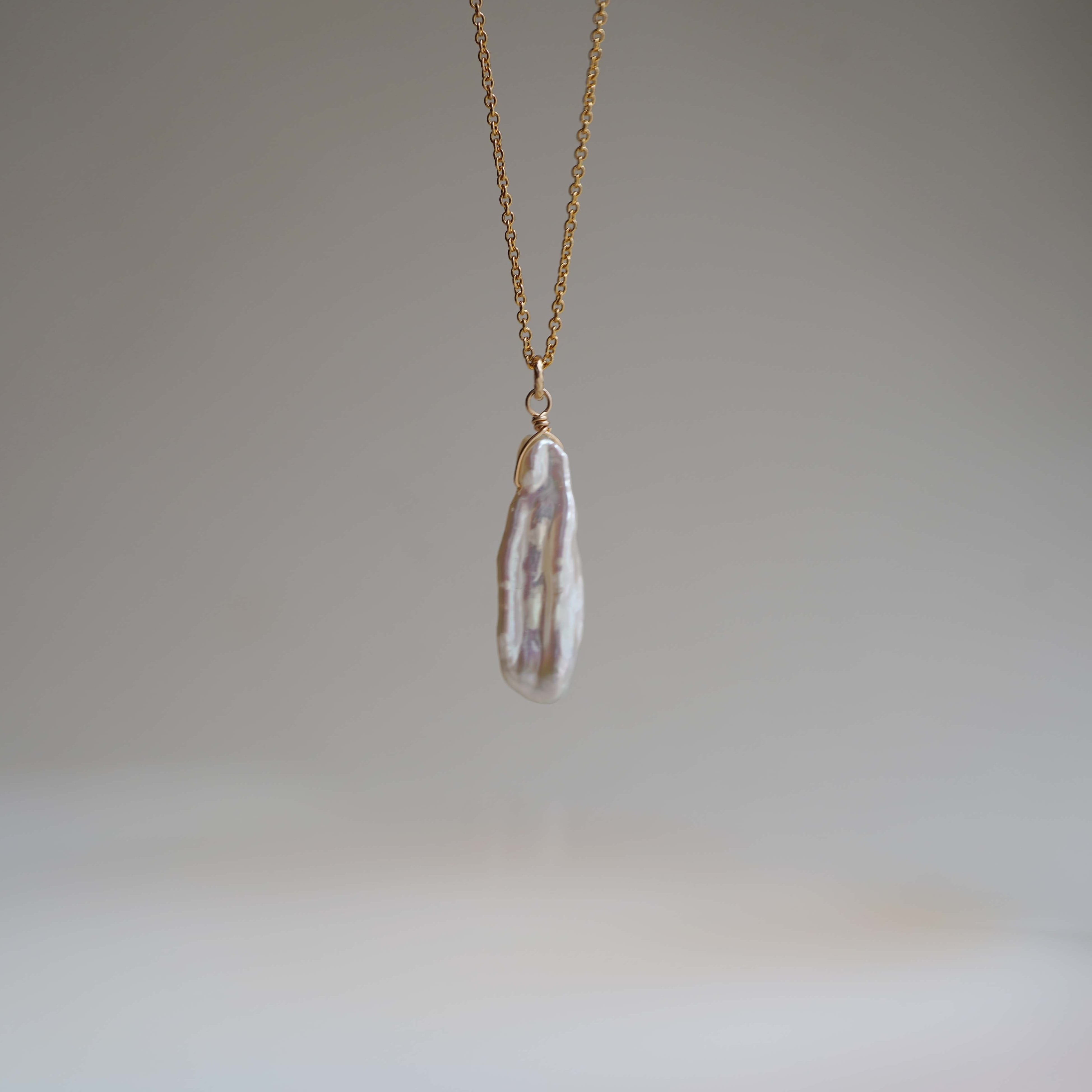 数量限定 14kgf スティックパールネックレス