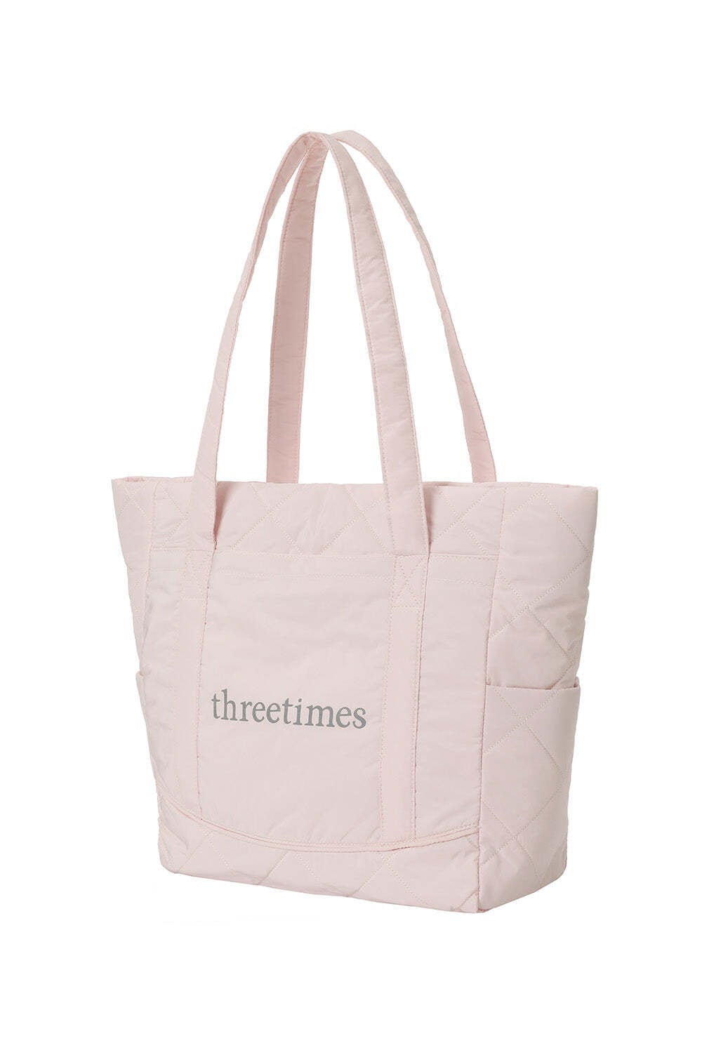 threetimes バッグ　　韓国 5/9発送 [threetimes] Bebe sport tote bag (Pink) 正規品 韓国