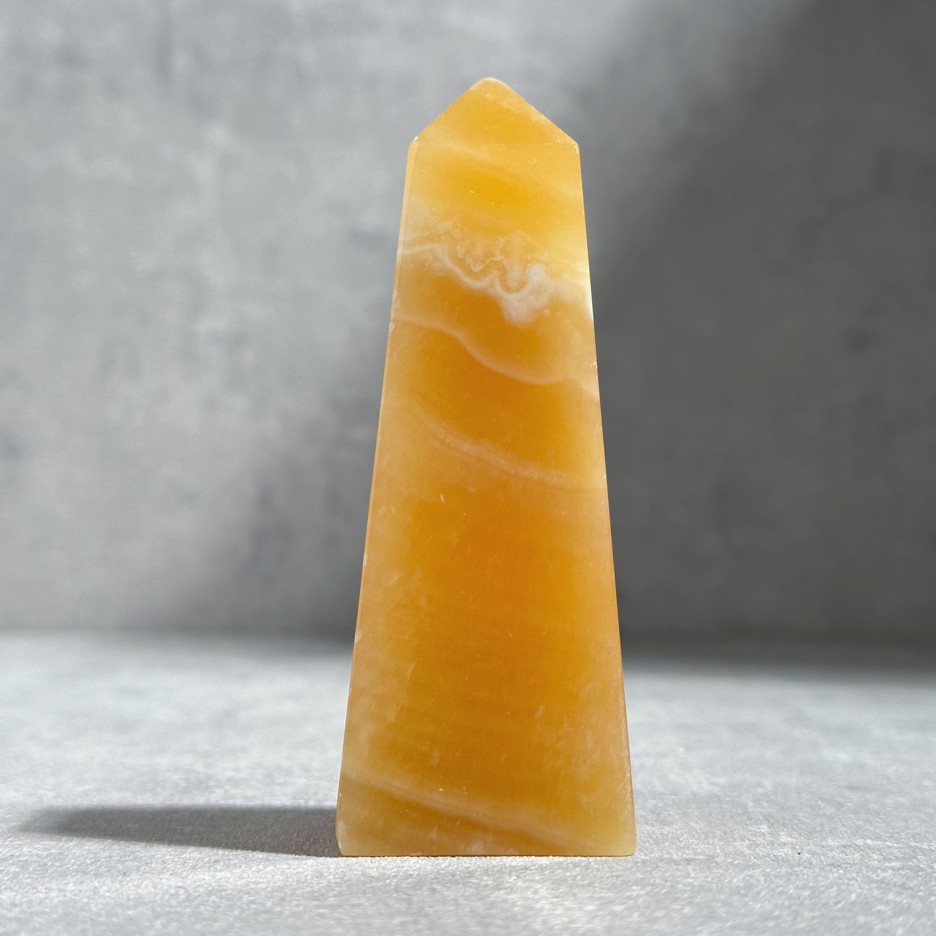 オレンジカルサイト タワー型42◇ Orange Calcite ◇天然石 オレンジカルサイト タワー型42◇ Orange Calcite ◇天然石