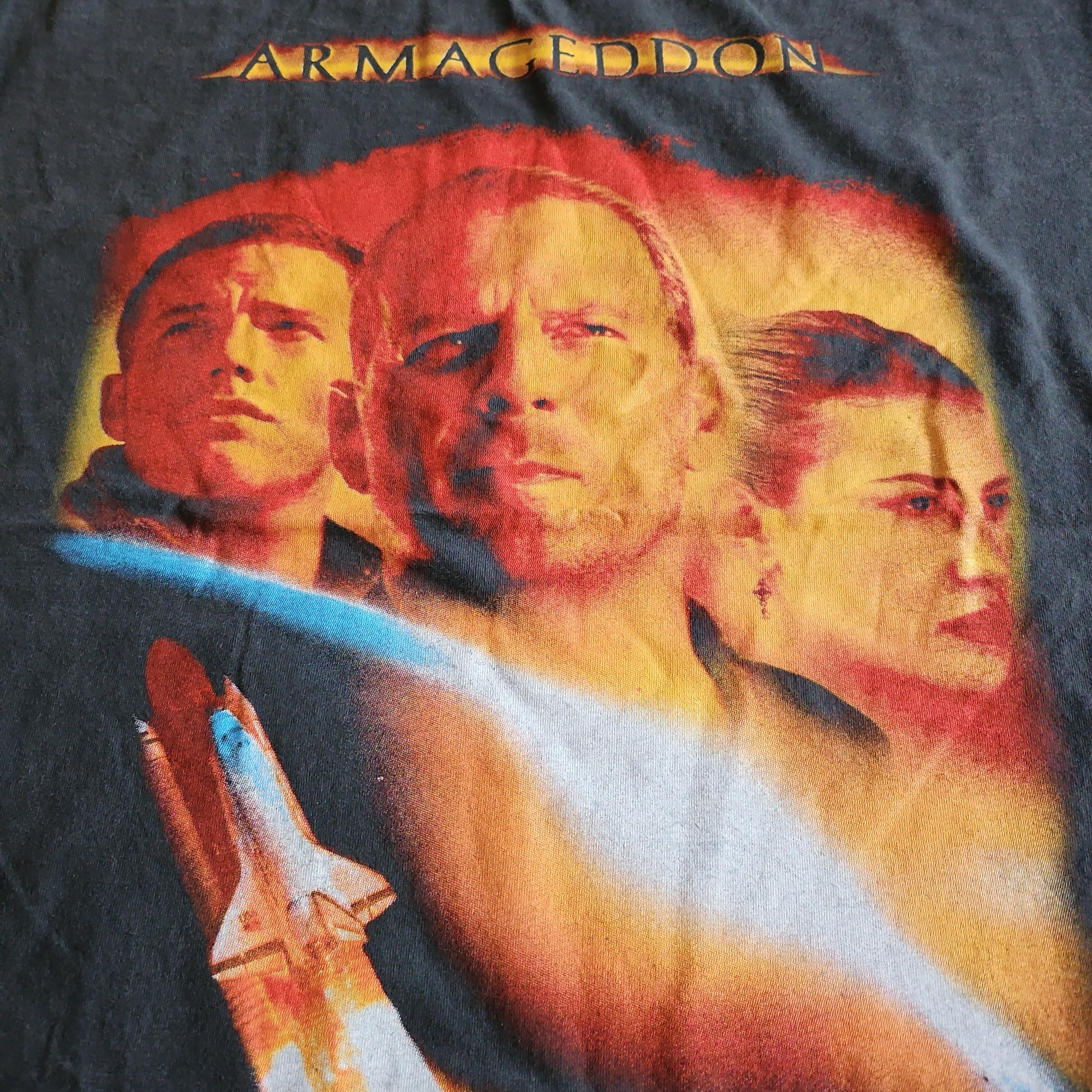 映画 ARMAGEDDON アルマゲドン Tシャツ XL アルマゲドン Armageddon 映画 Tシャツ 90年代 エアロスミス