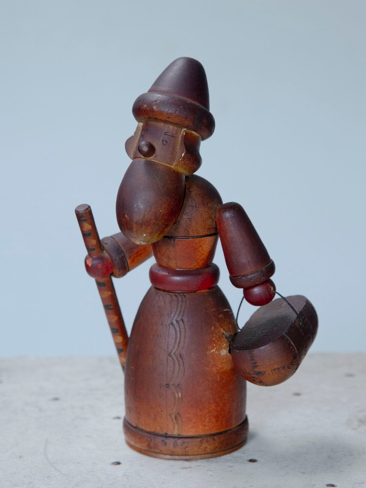 木製 お爺さん人形