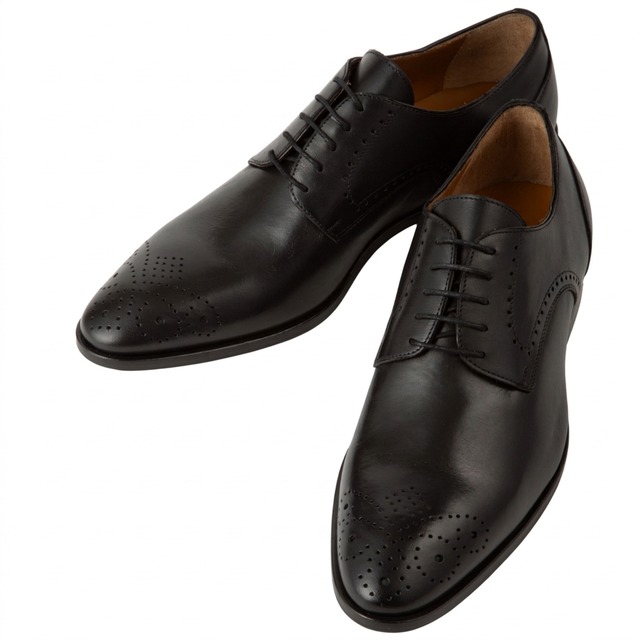 BENITO PORTOGALLO OK-B1777-2 [ Plaintoe Derby ] NERO