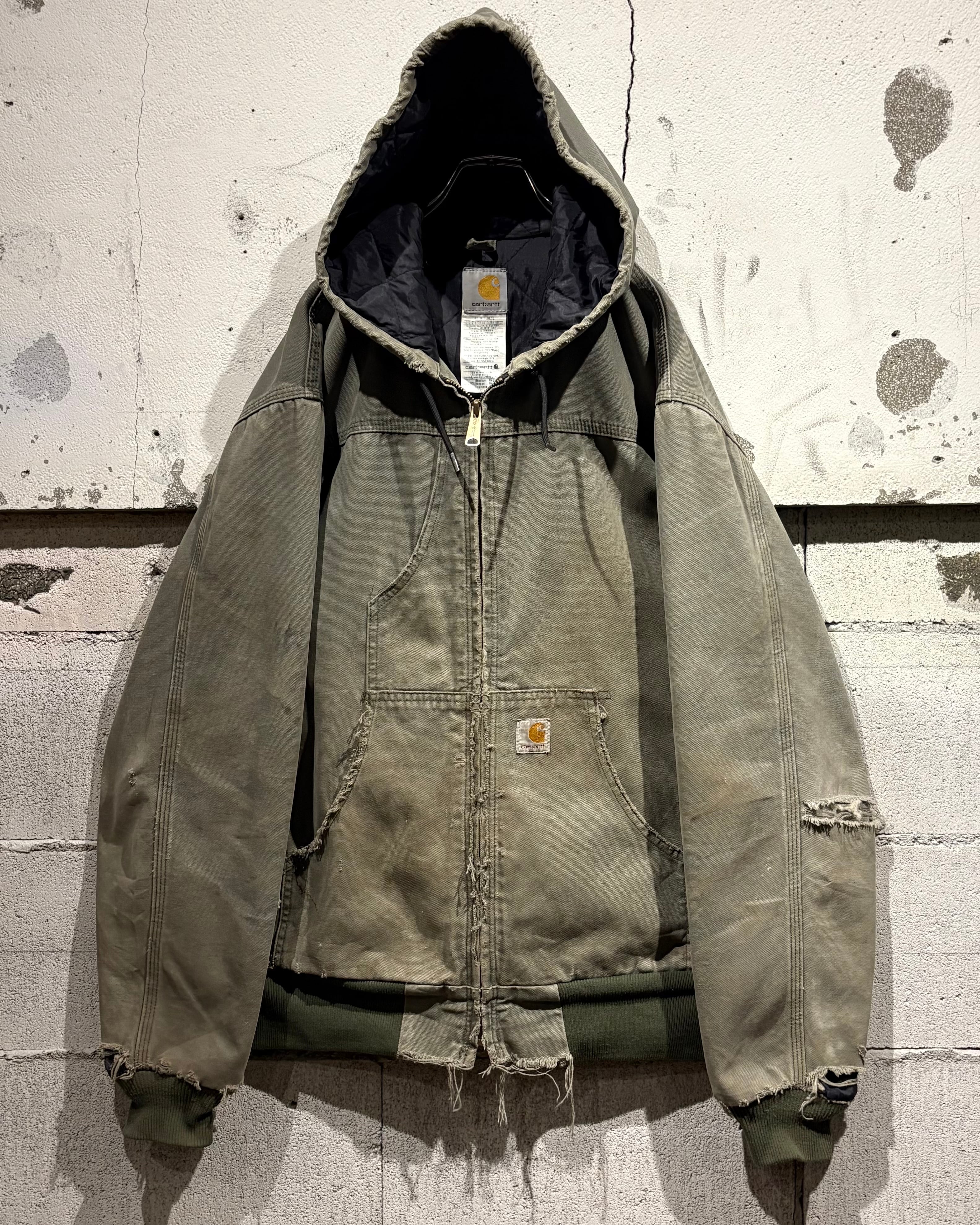 Caka otto】“Carhartt” “MOS”Beautiful Fade Vintage Active Jacket