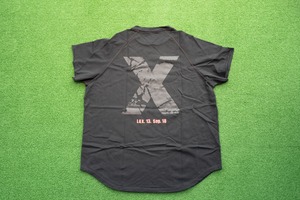Cutoff Raglan "X"T-Shirts (BK/BK)