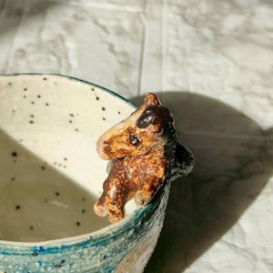 馬汁湯呑み2 ダンディなカップのフチ馬さんバージョン