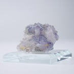 ヤオガンシャン産 フローライト 共生 / 原石 標本【D_3】
