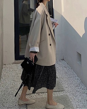 リラックステーラードスーツジャケット 3color A0565