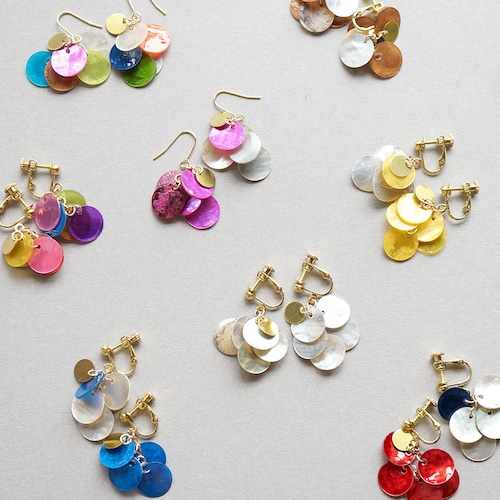 Shell earrings  : シェルイヤリング