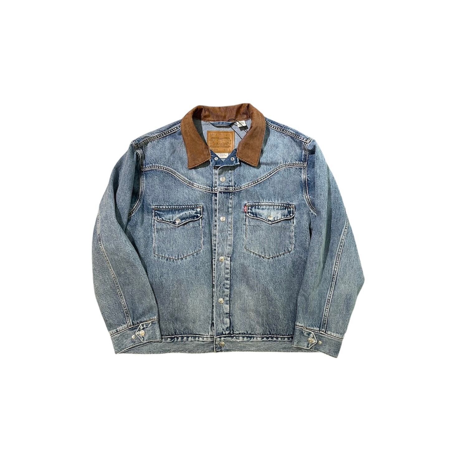 LEVI'S / WESTERN denim JK / blue