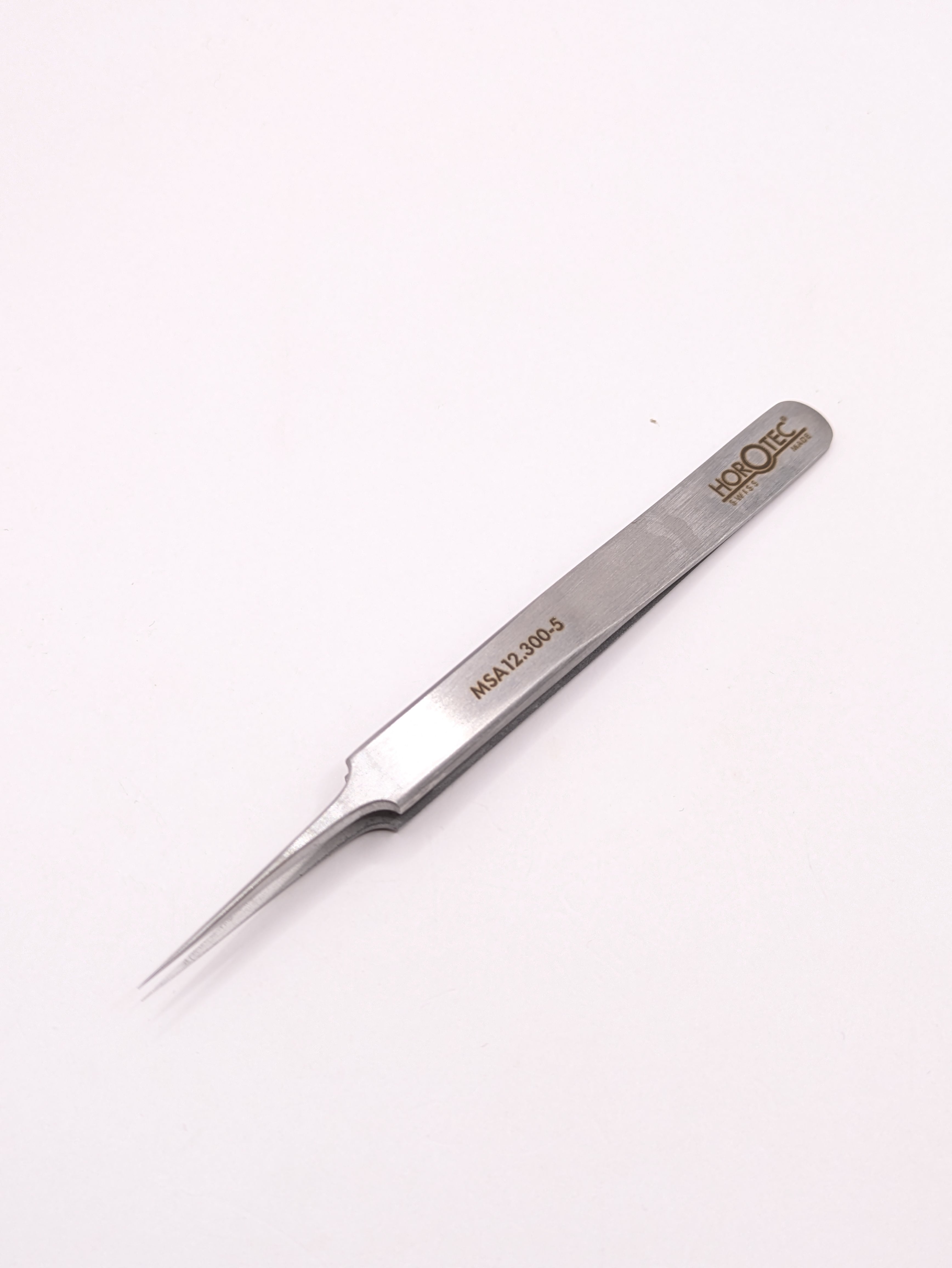 MSA12.300-5 ピンセット No.5 鋼鉄 | 三宝 ～時計工具・彫金工具・時計