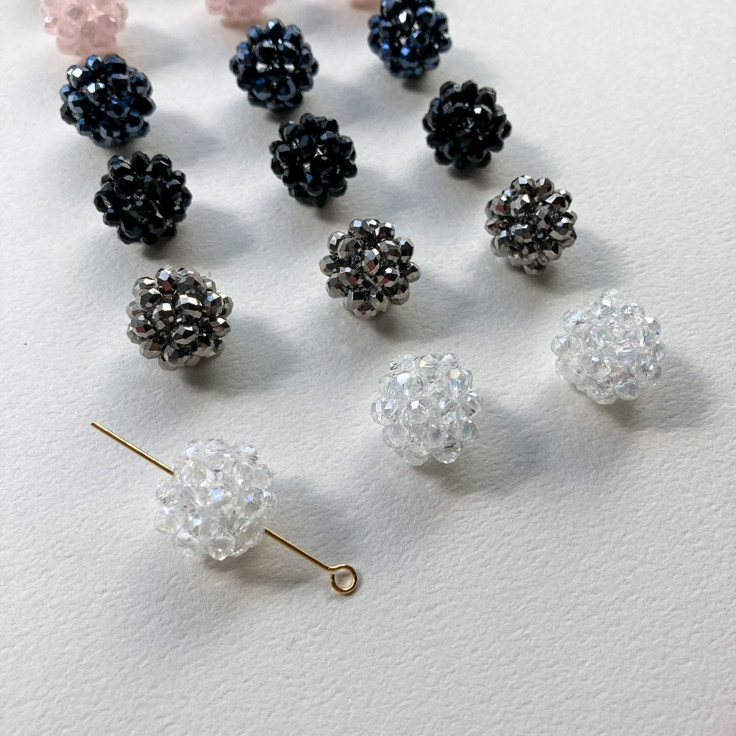 再入荷〉ガラスビーズのビーズボール | Dua-アクセサリーパーツショップ