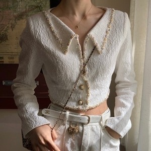 [seooocookie] Maria Handmade Pearl Jacket 마리아 핸드메이드 진주 자켓 正規品 韓国ブランド 韓国ファッション 韓国代行 韓国通販 ジャケット