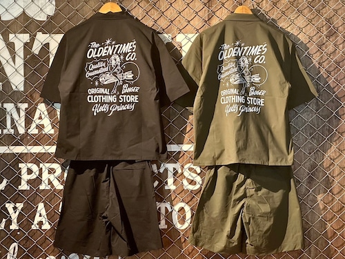 【新作/2色展開】BOMB GIRL S/S SHIRT&SHORTS(SET UP)