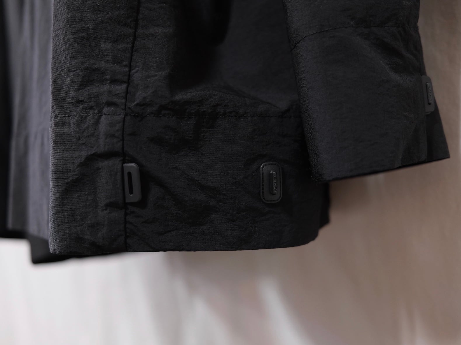 TEATORA” CAPSULESNAP SHIRT packable Black” | Lapel online store
