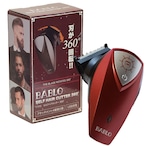 BABLO バリカン・セルフカット用 セルフヘアカッター360° メンズ家庭用・充電コードレス式 マルーンレッド