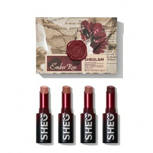 【SHEGLAM】 LONG-LASTING MATTE LIPSTICK 4pcs set SH0071-4157