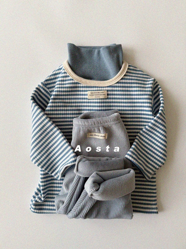 [即納M/L]≪Aosta≫Modern tee blue 33