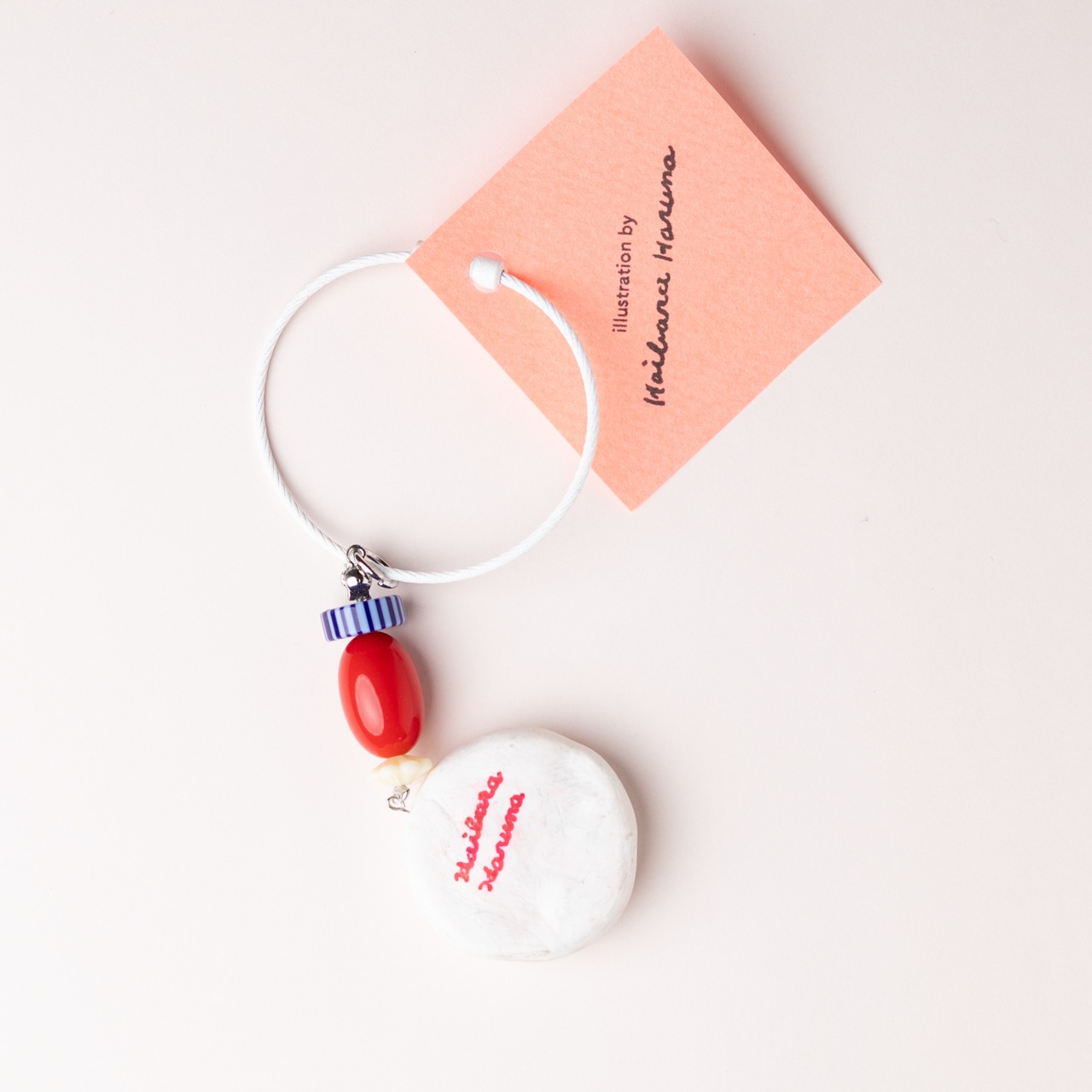 < はいばら はるな > 1点もの手描きキーホルダー