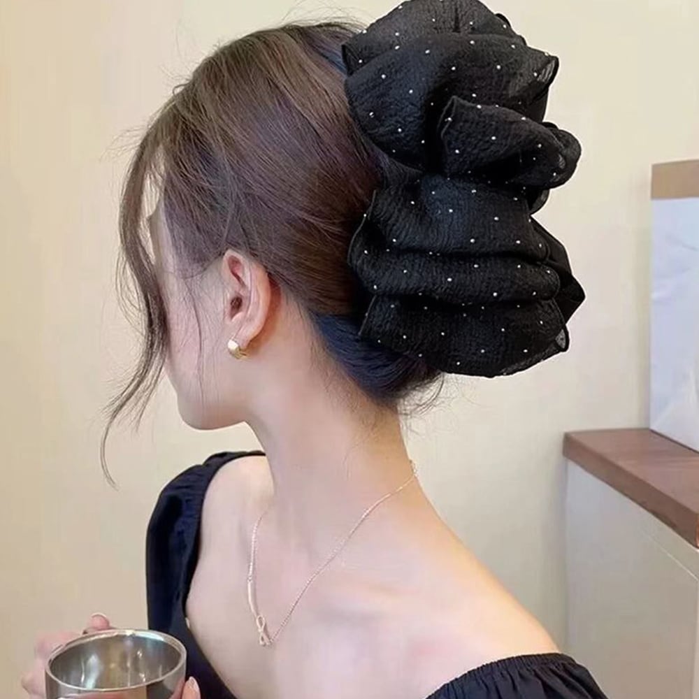バンスクリップ 大きめ ヘアアクセサリー ヘアクリップ おしゃれ